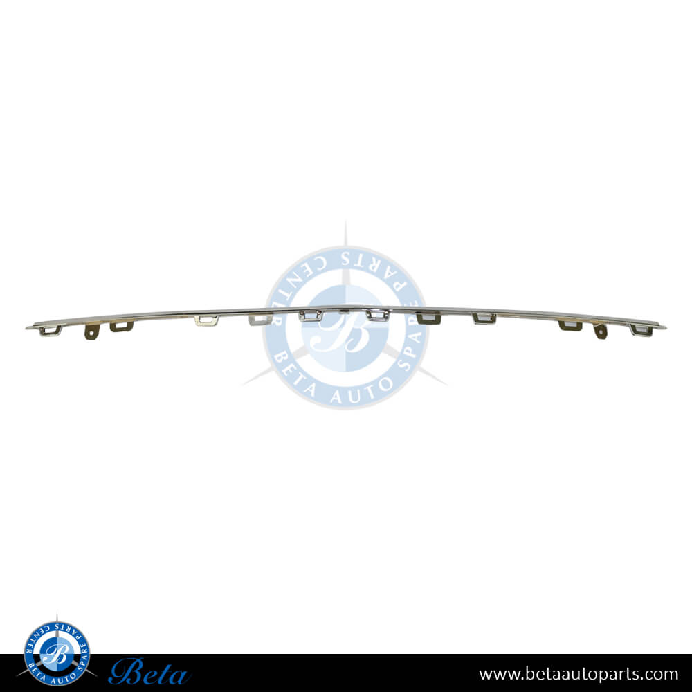 Front Bumper Chrome Moulding AMG S63 S65 for Mercedes S-Class W222 2018-up models, Part Number 2228851001 Front Bumper Chrome Moulding AMG S63 S65 for Mercedes S-Class W222 2018-up models, Part Number 2228851001